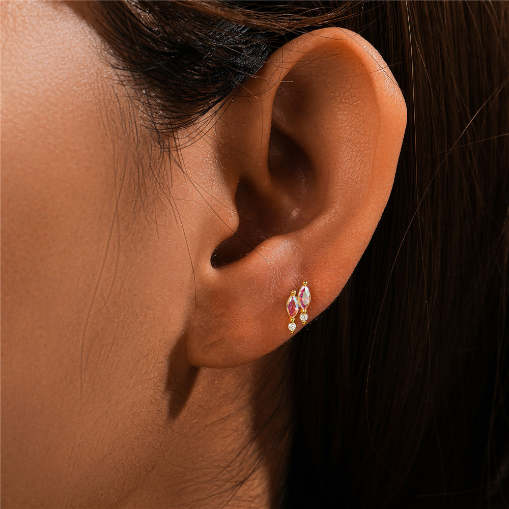 2g Weight labret / monroe stud Piercing needle type Moonstone Inlay Material Ear Studs Classification Ear Cartilage Rings & Studs Piercing Type 1 Piece Quantity Holiday, Daily Occasion 925 Sterling Silver Material Geometric Pattern Unisex Gender Elegant, Simple Style Style 1 Piece Ear Cartilage Rings & Studs Elegant Simple Style Geometric 925 Sterling Silver Moonstone Ear Cartilage Rings & Studs 9