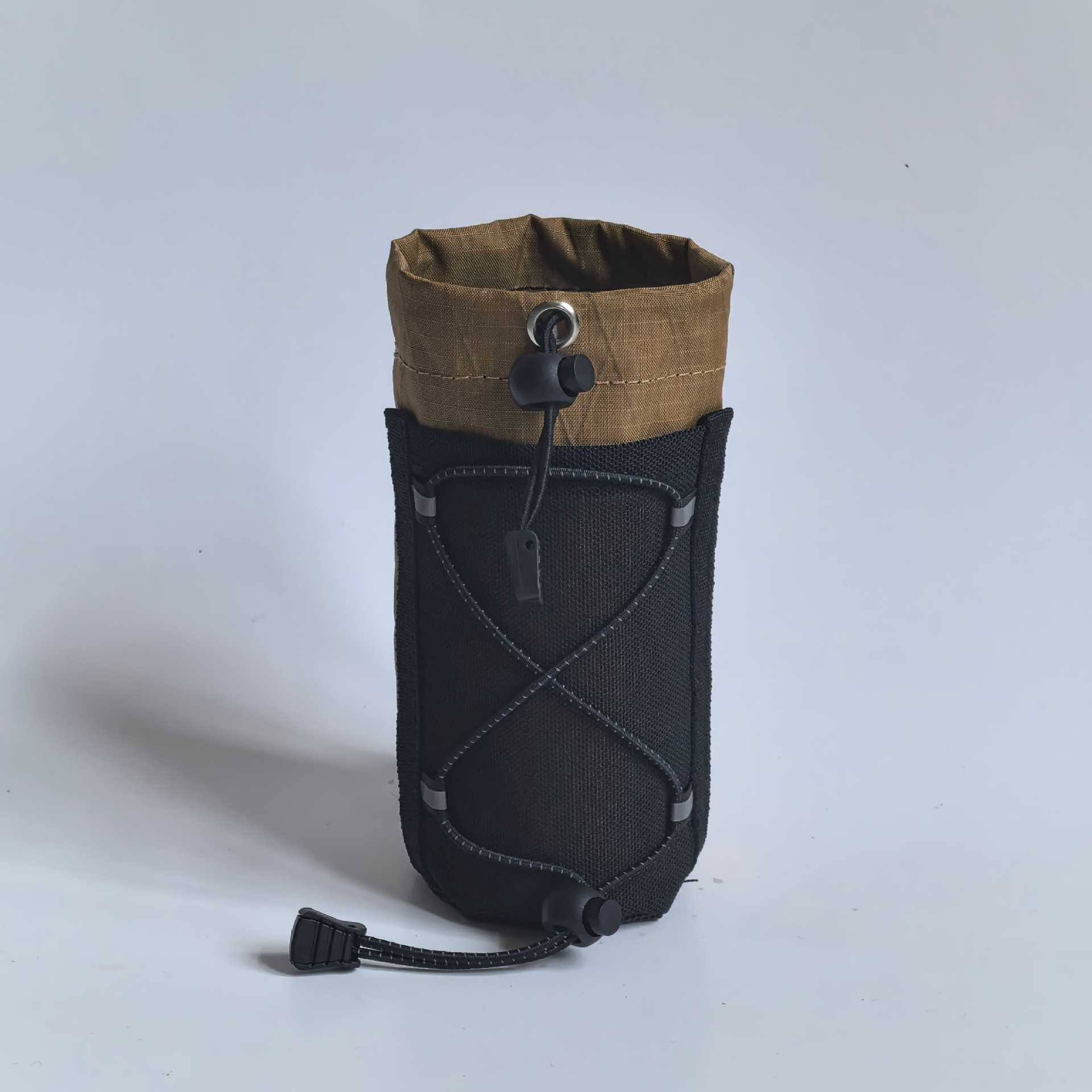 X-pac water bottle bag-brown (black rope)