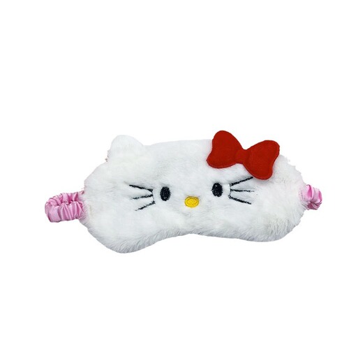New eye mask sleeping cartoon plush cute big-eared dog satin eye protection girl eye mask manufacturer direct approval