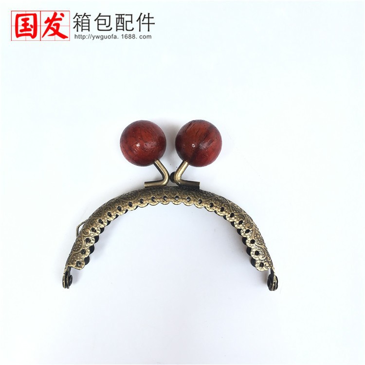 8.5 10.5 12.5 16.5 20.5CM arco en relieve de encaje de madera oro boca 20mm perlas de dulces japonesas