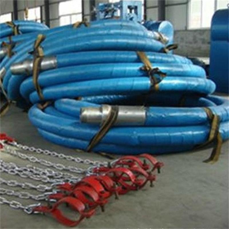 钻井设备用高压钢丝缠绕胶管 钻探胶管 内径4寸