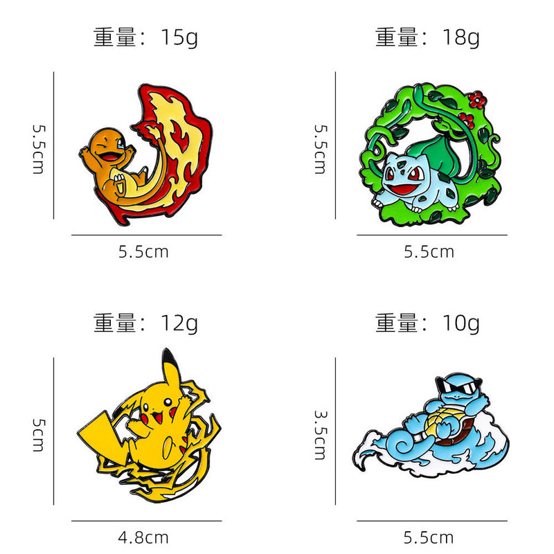 漫画アニメピカチュウ金属冷蔵庫マグネットかわいいポケモンポケモンシリーズマグネットホームアクセサリー|undefined