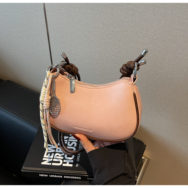French niche quality handbag, women's bag, Spring 2025 new underarm bag, simple and versatile commuter crossbody bag undefined