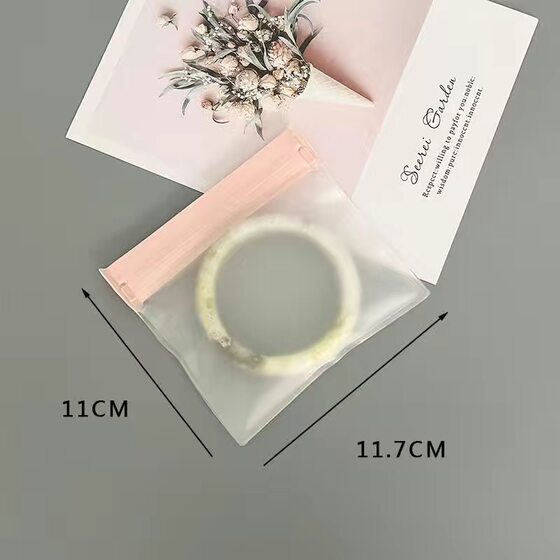 EVA Jewelry Anti-oxidation Sealed Bag Earrings Jewelry Necklace Bracelet Thickened Storage Bag Transparent Self-sealing Bag