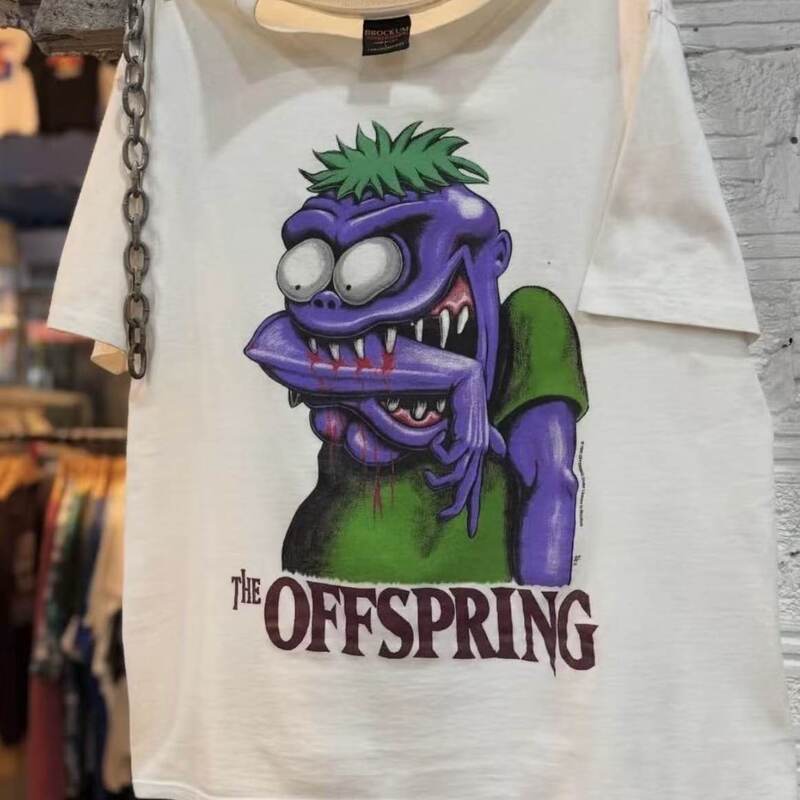 A masterpiece from the golden age of punk in the 90s, the Brockum band's 1995 short-sleeve T-shirt is trendy A masterpiece from the golden age of punk in the 90s, the Brockum band's 1995 short-sleeve T-shirt is trendy