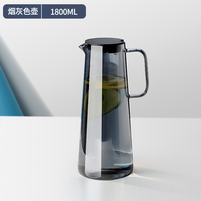 Jarra de agua fría para el hogar, tetera de gran capacidad, jarra de agua fría, tetera floral, jarra de jugo de estilo lujoso, recomendación de nuevo producto.