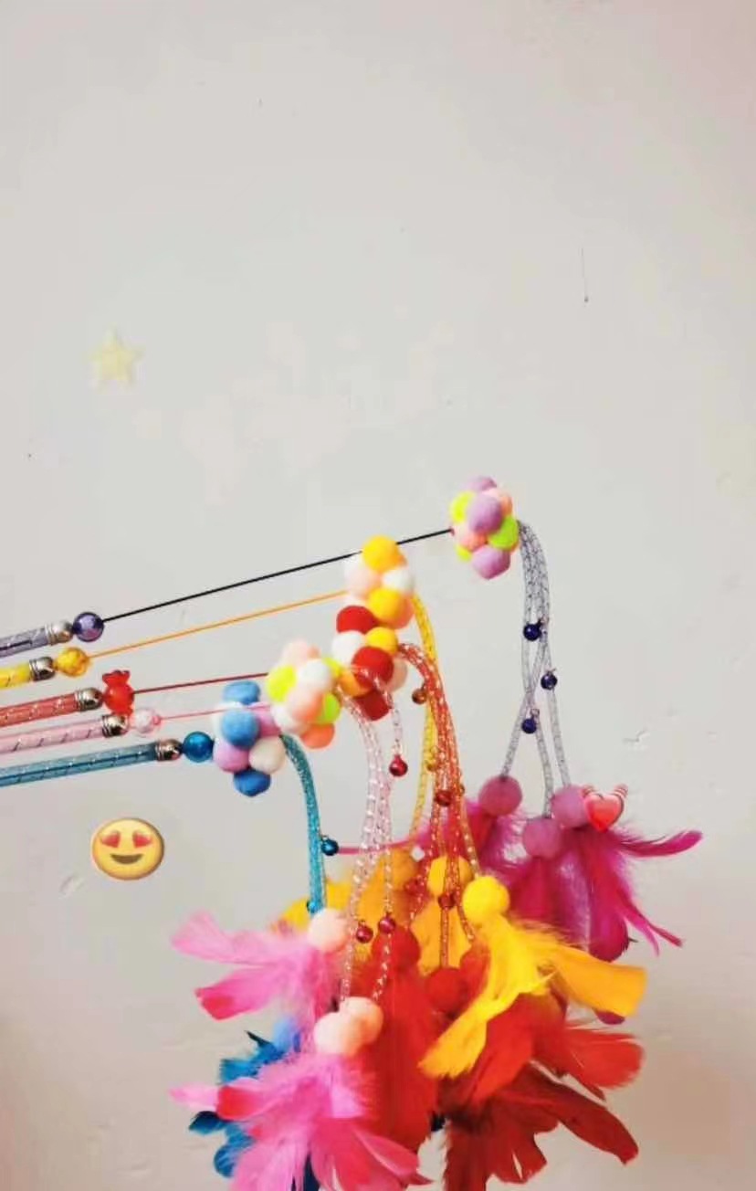 요정 술 깃털 개폐식 (약 100cm 길이)