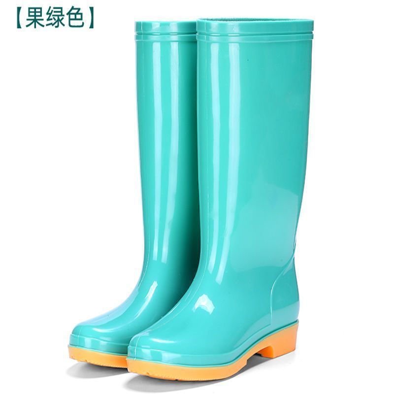 雨鞋女中筒防水高筒防滑雨靴女士短筒成人保暖加棉厨房低筒水鞋女|undefined