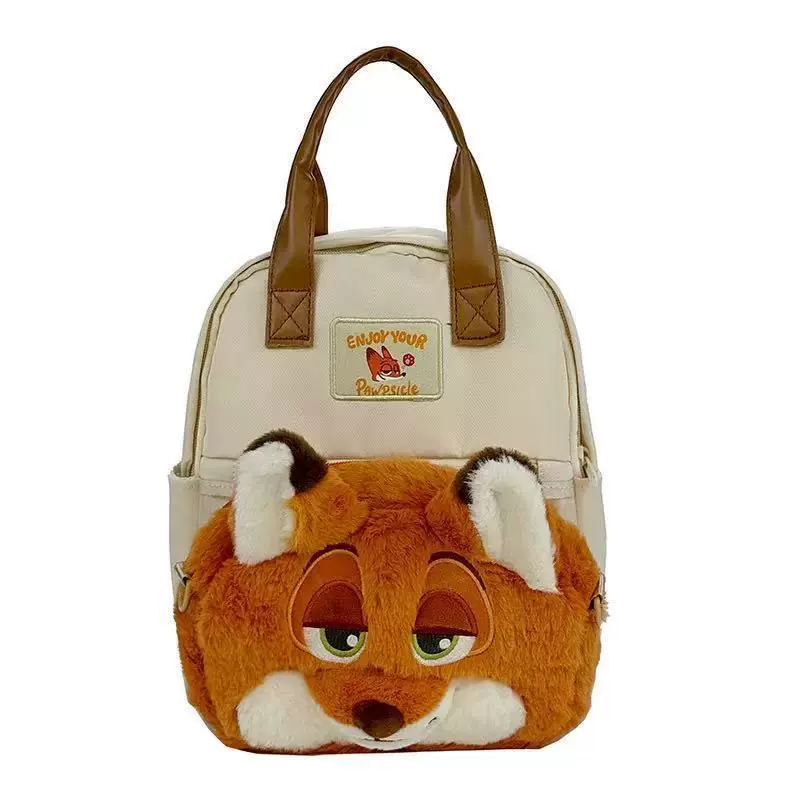Cartoon backpack, cute shoulder bag, one-shoulder bag