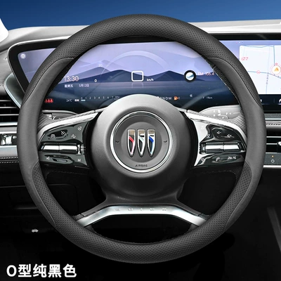Steering wheel cover Lacrosse Steering Wheel Covers Century - 23-25-lacrosse-black-ultra-thin-nappa-leather-other