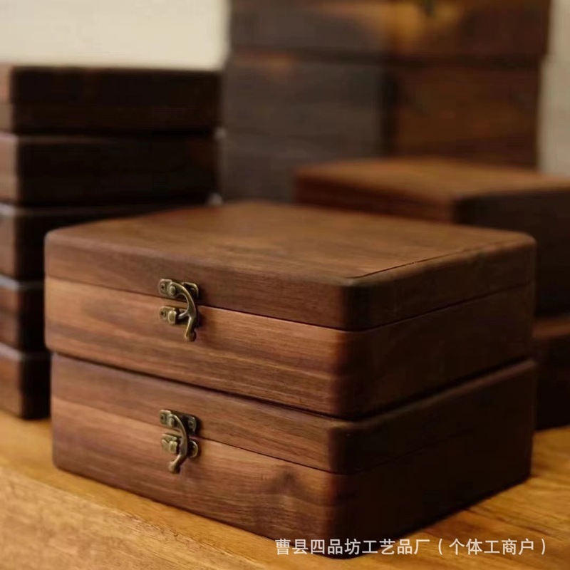 木质翻盖精油盒分格精油收纳展示盒桌面精油口红整理盒精油包装盒|undefined
