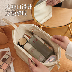 2023 New Women's Instagram Handbag Large Capacity Portable Business Trip Travel Storage Bag Fashion Makeup Bag