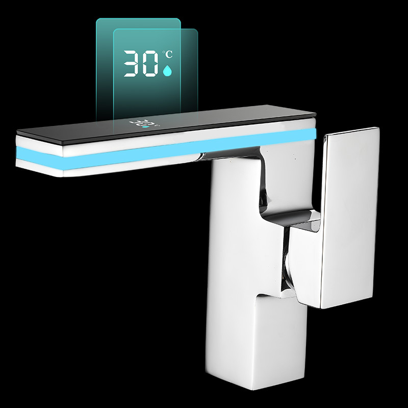 F-1 크롬 도금 밝은 색상(디지털 디스플레이 대형 손잡이) 아연 합금