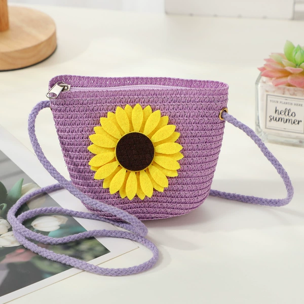Orange sun flower shell 14*11*6
