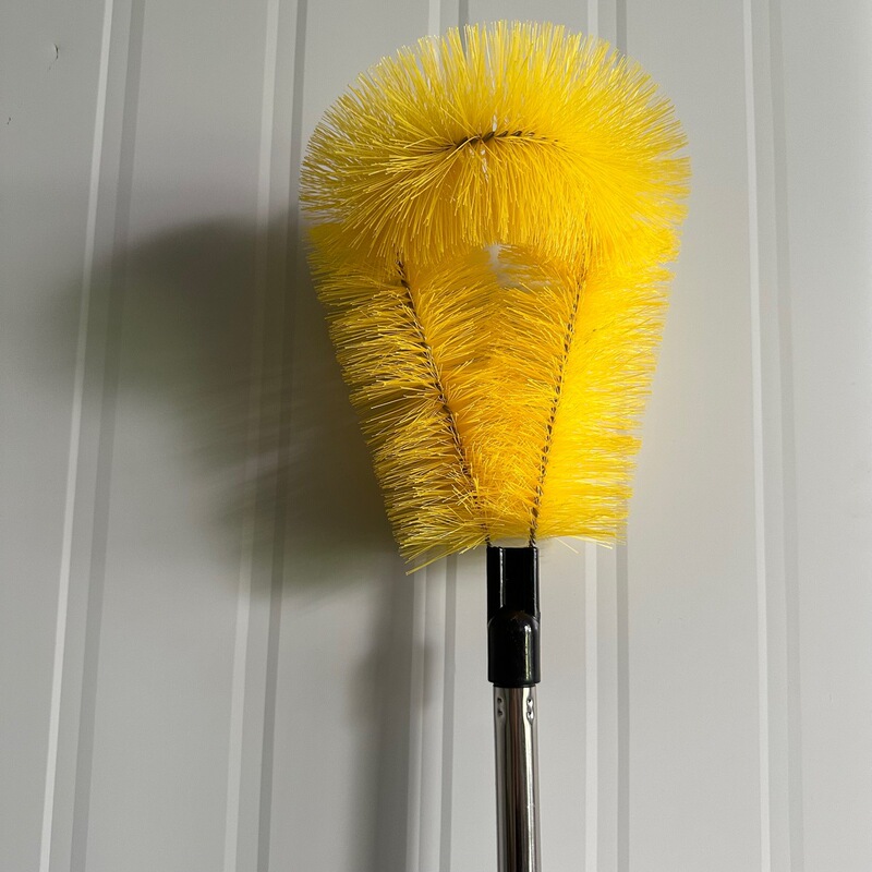 Amazon Splicing Stainless Steel Pipe Eaves Pipe Gutter Cleaning Brush Roof Drainage Channel Filter Brush Sewer Brush