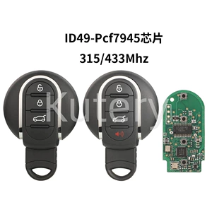 BMW Mini yeni pultlu avtomobil açarı 315/433 tezlik Id49-Pcf7945 çipi