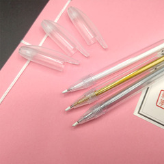 Cross-border white highlight pen art special gold pen student diy handbook pen ins high value highlight pen wholesale
