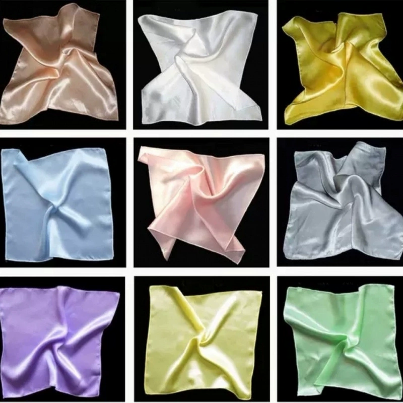 Silk handkerchief, children's eating bib