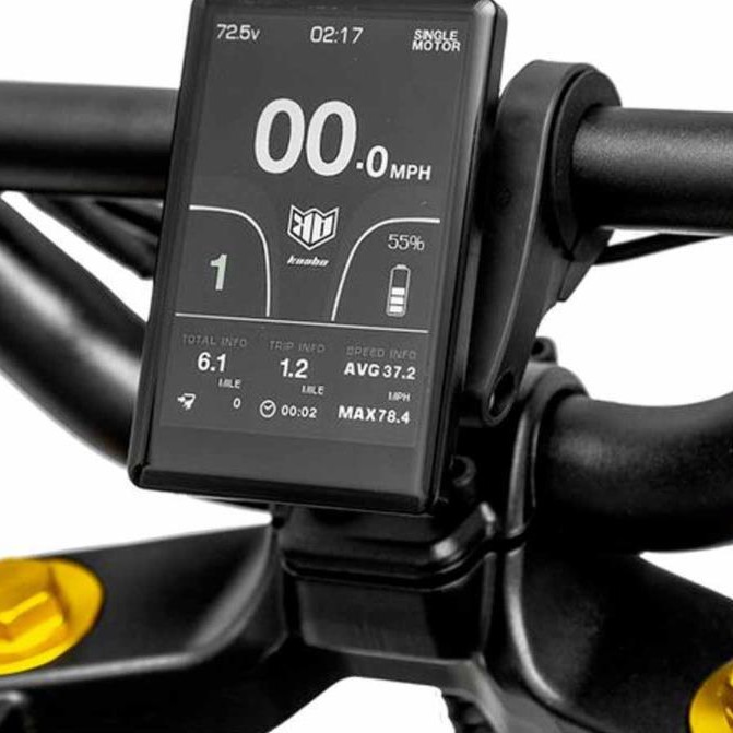 2025 Kaabo Wolf King GTPRO50A controlador, potencia de 8000 vatios modelo de vehículo eléctrico de cristal de película delgada