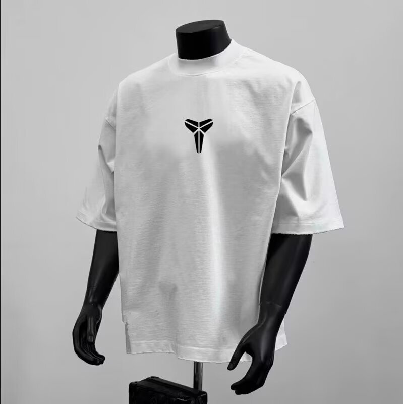 American Style Handsome Heavyweight Pure Cotton Short-Sleeved T-Shirt for Young Men and Women Summer Ins Trendy Brand Street Slim Versatile Top American Style Handsome Heavyweight Pure Cotton Short-Sleeved T-Shirt for Young Men and Women Summer Ins Trendy Brand Street Slim Versatile Top