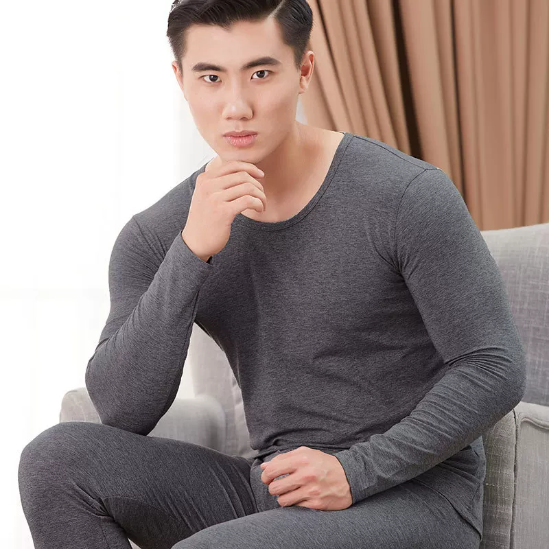 Теплое нижнее белье, тонкая хлопковая термобелье брюки, свитер, плюс размеры