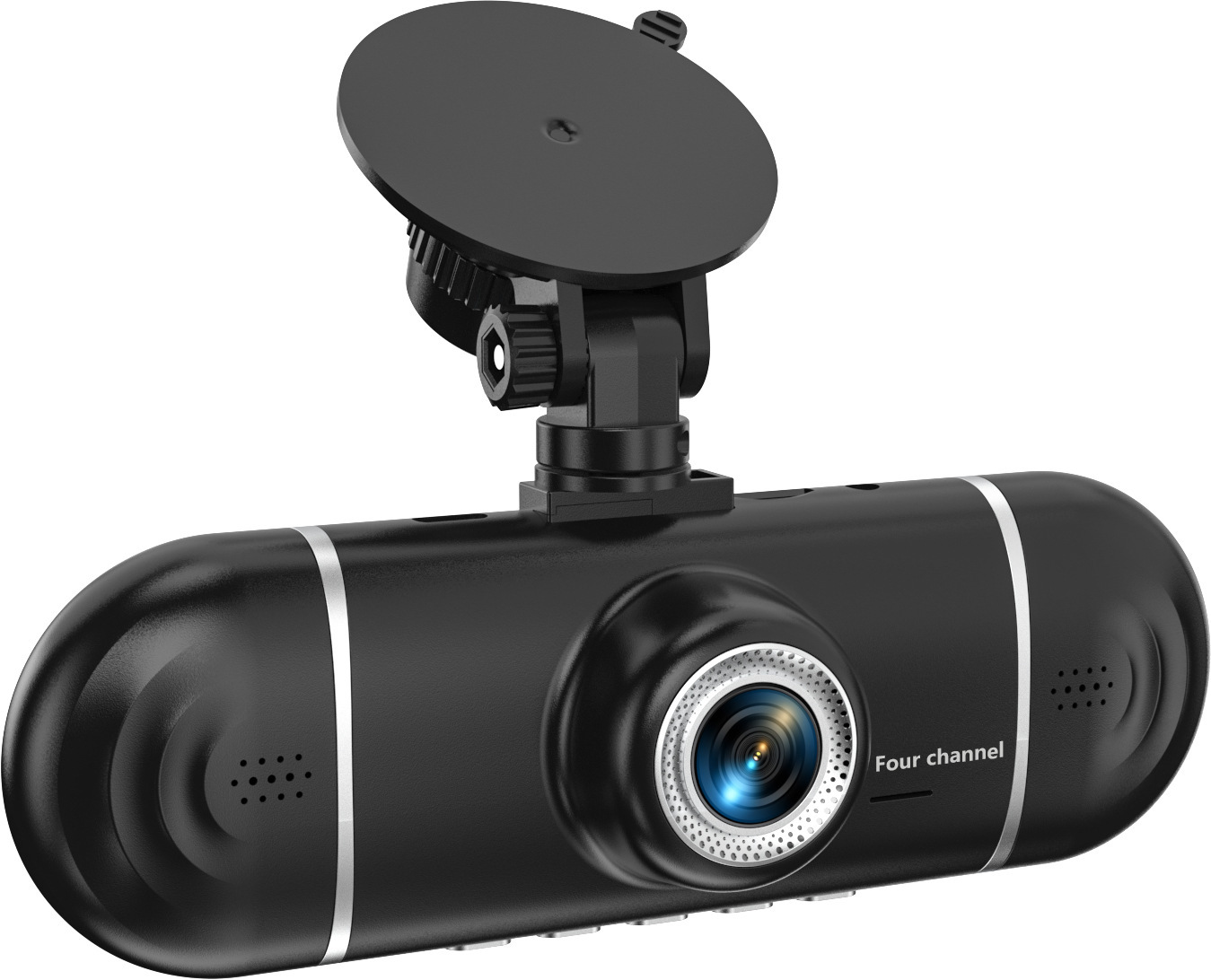 Cross-border dashcam with four recording channels, WiFi mobile phone connectivity, Z86 four-lens car recorder with reverse camera