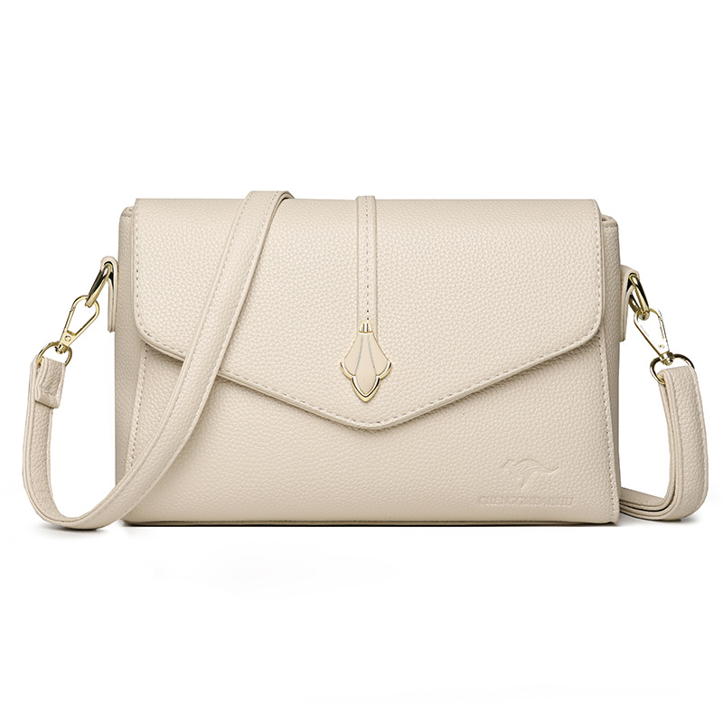 Bolso de moda para mujeres 2026 nuevo bolso pequeño de cuero suave bolso de madres de mediana edad bolso de hombro de gran capacidad bolso de mochila