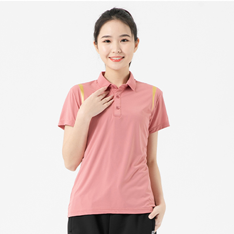 Camiseta de solapa de alta gama con costuras para hombre, ropa de polo, deportes de seda de hielo de golf, camisa de polo de manga corta de secado rápido, personalizada