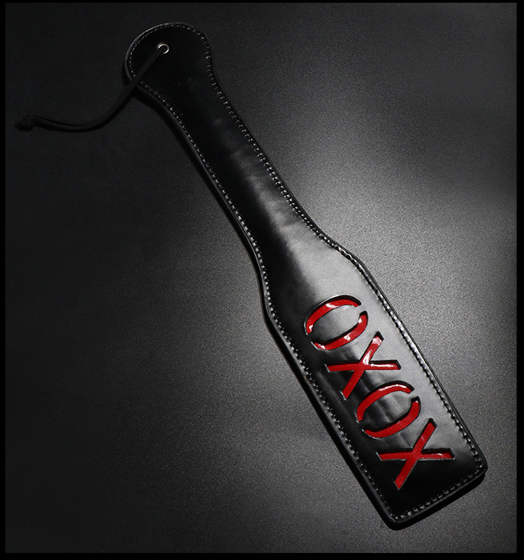 PU Leather Hand Claps SM Props Black Red Adult Couples Bondage Accessory — detail image 9