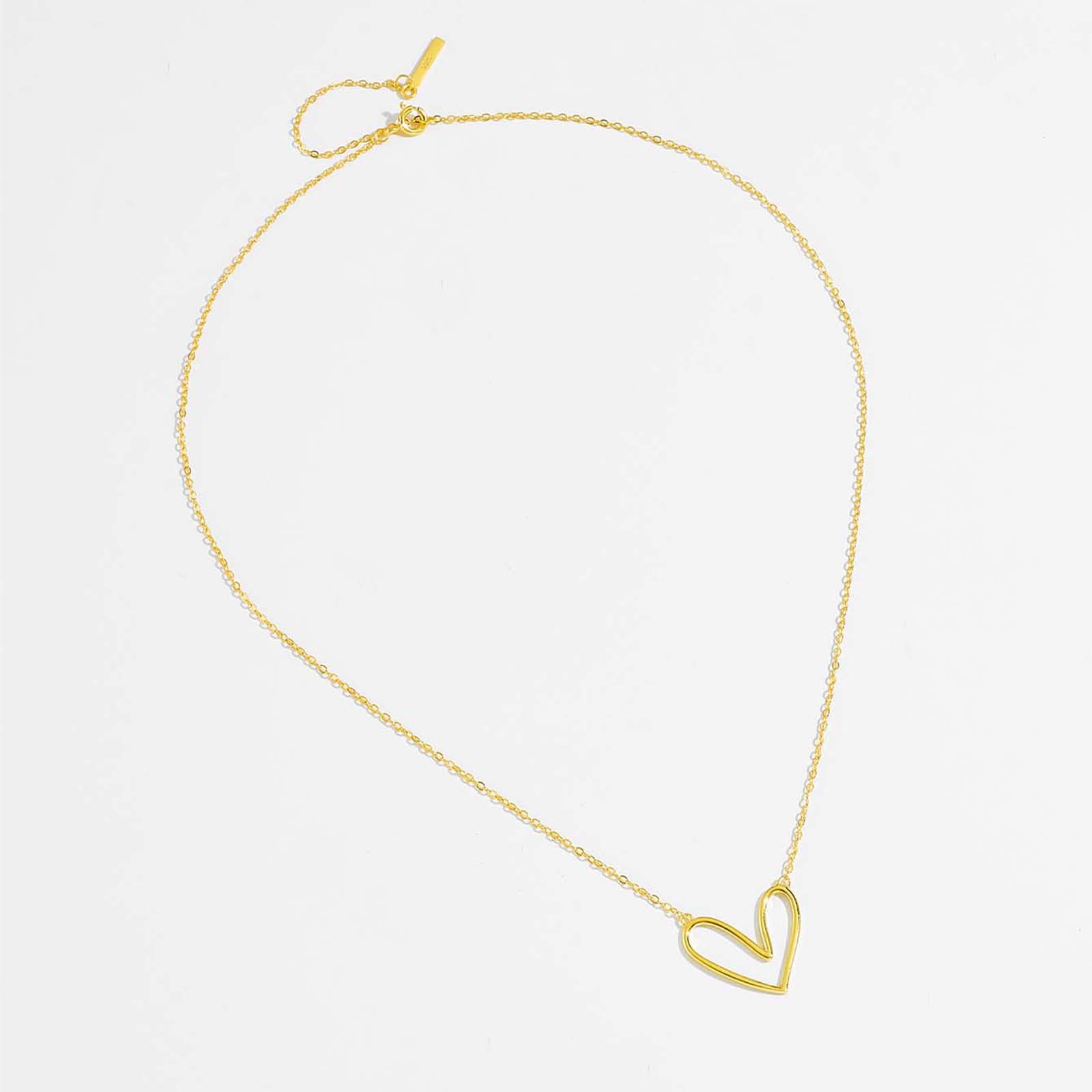 925 sterling silver Chain Material cable chain Chain Type 1 Piece Quantity 925 Sterling Silver Plating Heart Shape Pendant Necklace