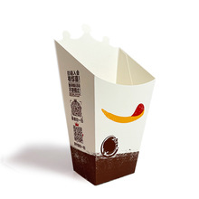 廠家定制雞米花小吃袋薯條盒一次性炸雞塊餐盒外賣餐飲打包盒