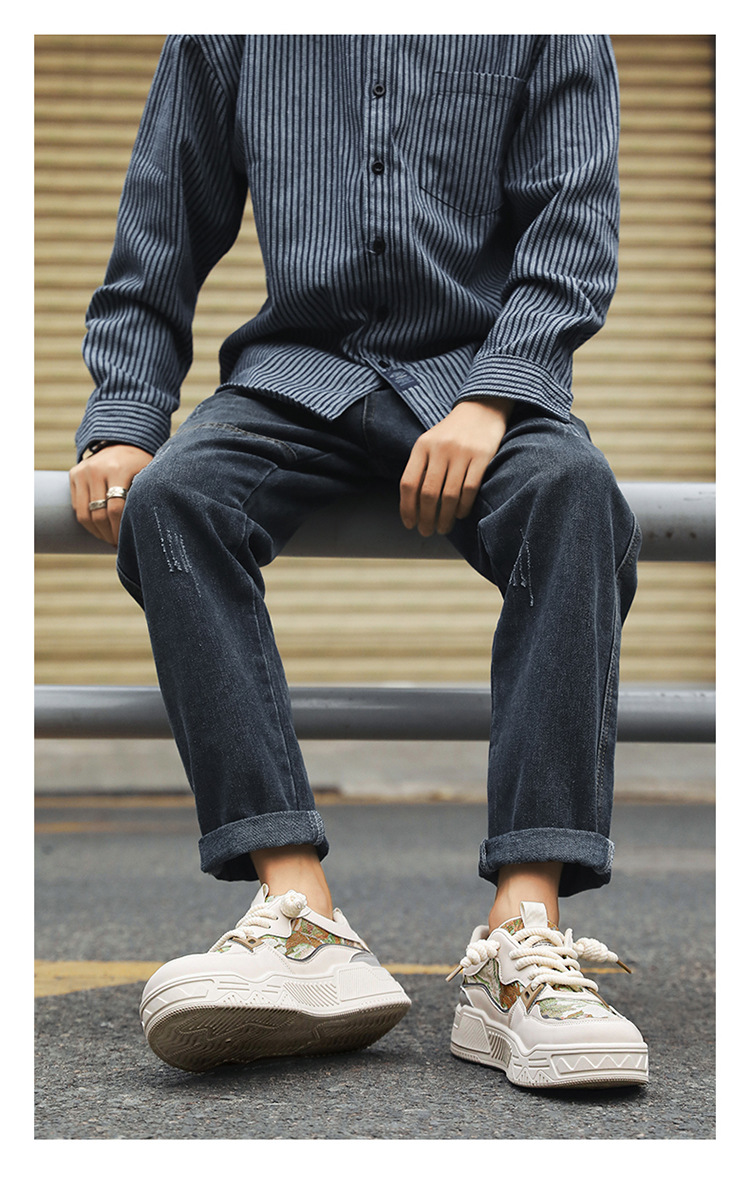 Atmungsaktive Herrenschuhe für den Sommer, vielseitig einsetzbar für Studenten, Sport, hohe Sohlen, lässig, kleine weiße, China-Chic-Boardschuhe,_voghion.com