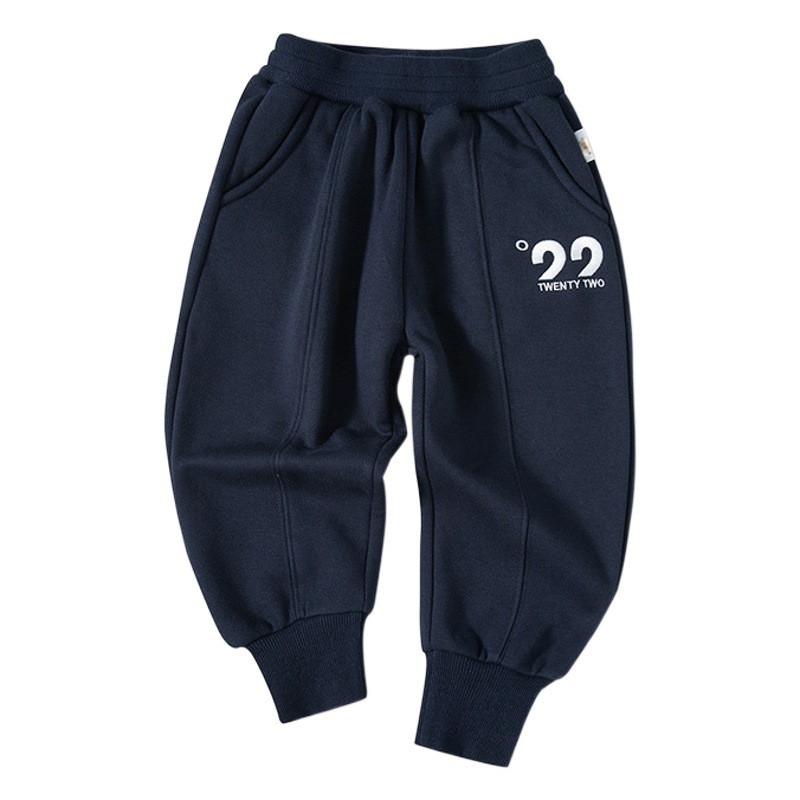 Marca de moda estilo INS ropa para niños pantalones para niños Otoño e Invierno nuevos pantalones de chándal para niños letras Pantalones deportivos casuales para niños image 1