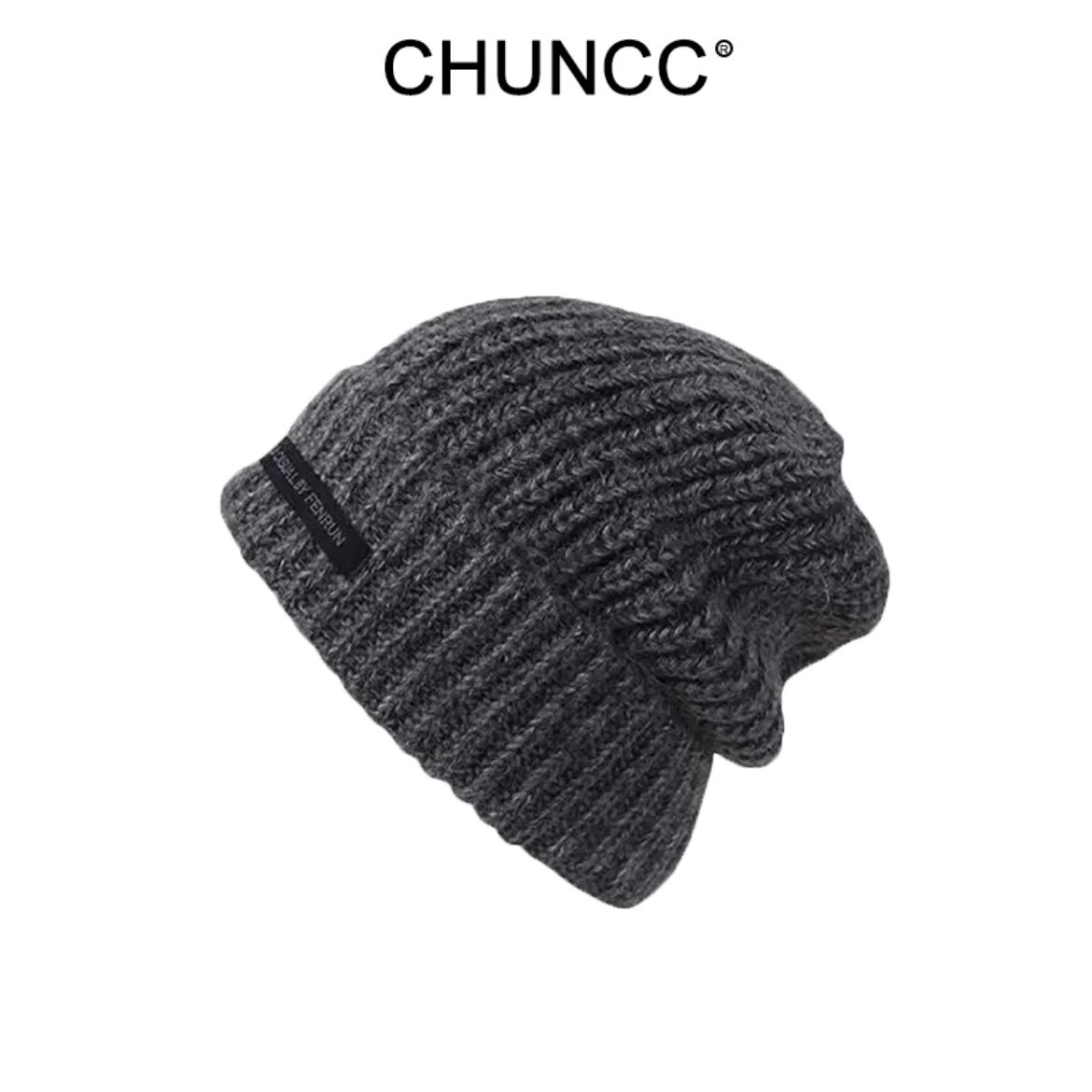 帽子の男性の冬の大きい頭の周りのニットの帽子の男性の保温の毛糸の帽子の潮の冬の山の帽子の男性の冷たい帽子の綿の帽子