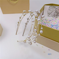 Double Pearl Headband for Women, Summer 2021 New Arrival, Ethereal Headband with Graceful Princess Style and Fairy-like Glamour
