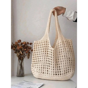 K 15654 Handwoven mesh beach bag �ֹ�����ɳ�����羳���u