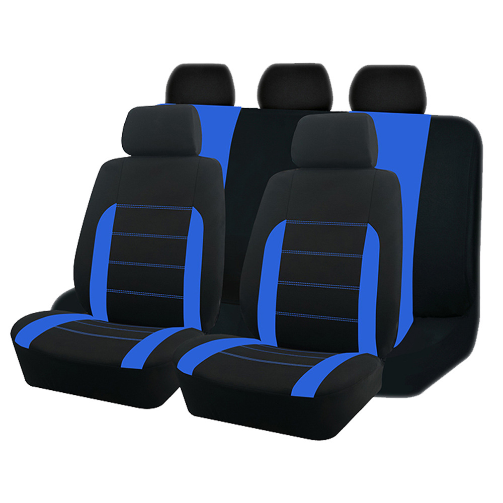 Funda de asiento de coche de venta caliente transfronteriza de tela de poliéster transpirable universal Four Seasons