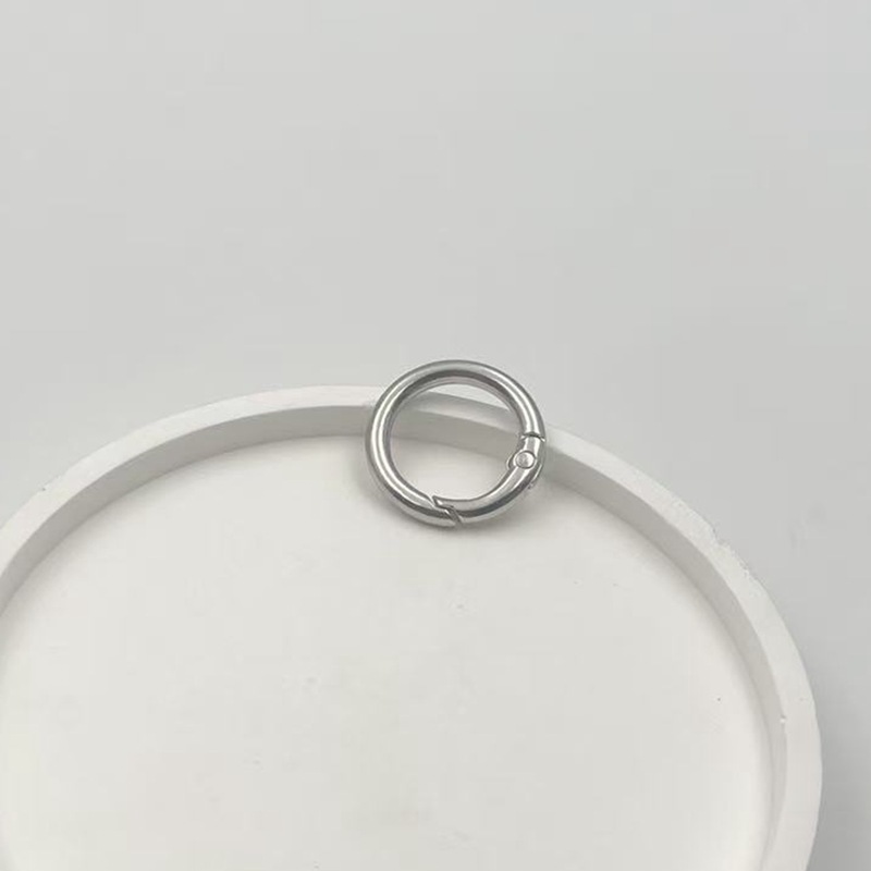 塗装金属スプリングリングカラフルなリングキーホルダー開口部リングバッグ衣類小さなラウンドバックル diy ジュエリーアクセサリー|undefined