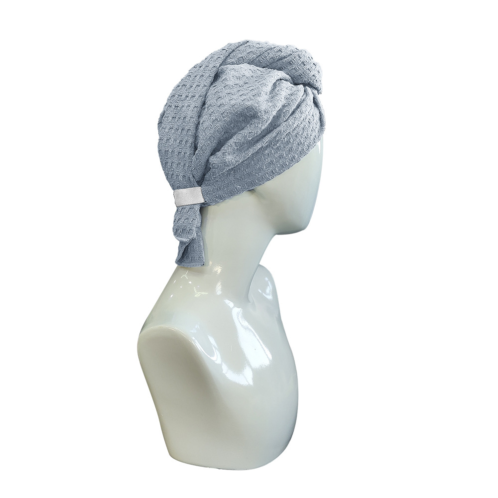 Toalla de secado de cabello transfronterizo toalla de baño nuevo estilo europeo tapa de secado de cabello femenino ins absorbente de secado rápido engrosada tecnología negra toalla extra grande