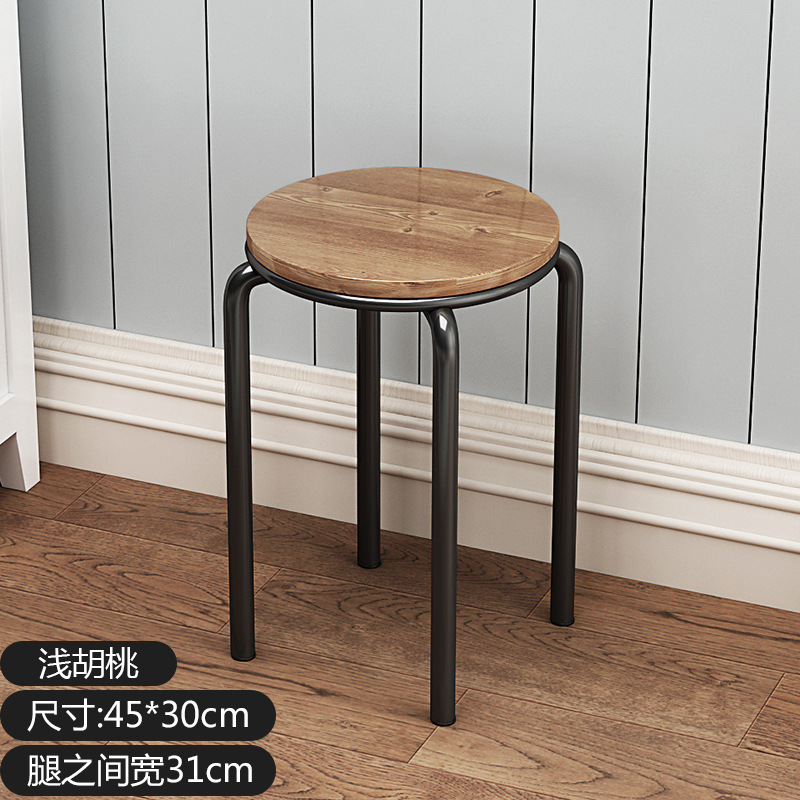 가벼운 호두 벤치 (싱글 스툴)-4 비트