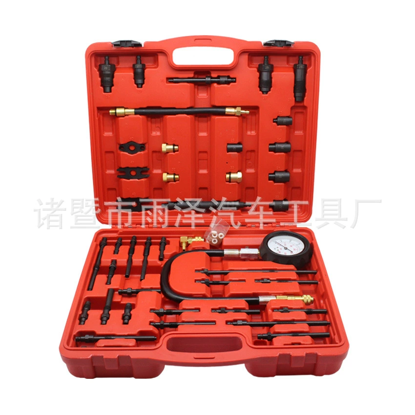 Манометр для проверки давления в цилиндрах дизельных и бензиновых двигателей всех серий автомобилей, измеритель давления в цилиндрах, манометр для диагностики дизельных двигателей, манометр для проверки двигателя