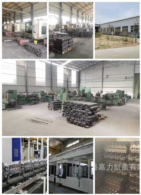 Factory direct auto parts engine cylinder head 4G64 four cylinder sixteen valve cast iron cylinder head 4G64