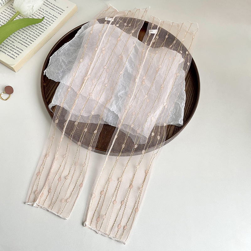 Seda de hielo protección solar overse sleeve verano encaje malla hielo manga conducción al aire libre protección solar protección del brazo protección Hada chiffon overse