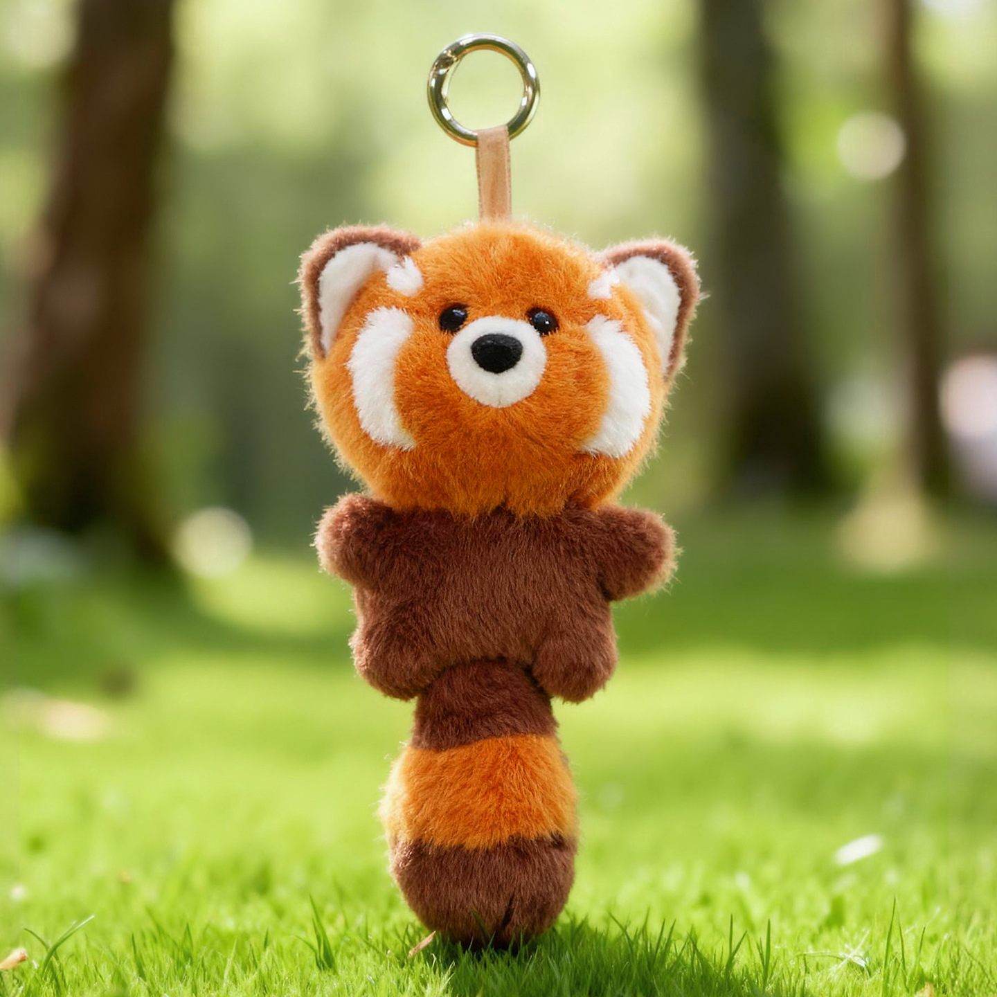 KOKI casa peluche colgante bolígrafo descomprimir muñeca pequeño llavero lindo ardilla regalo de estudiante bolsos creativos colgante
