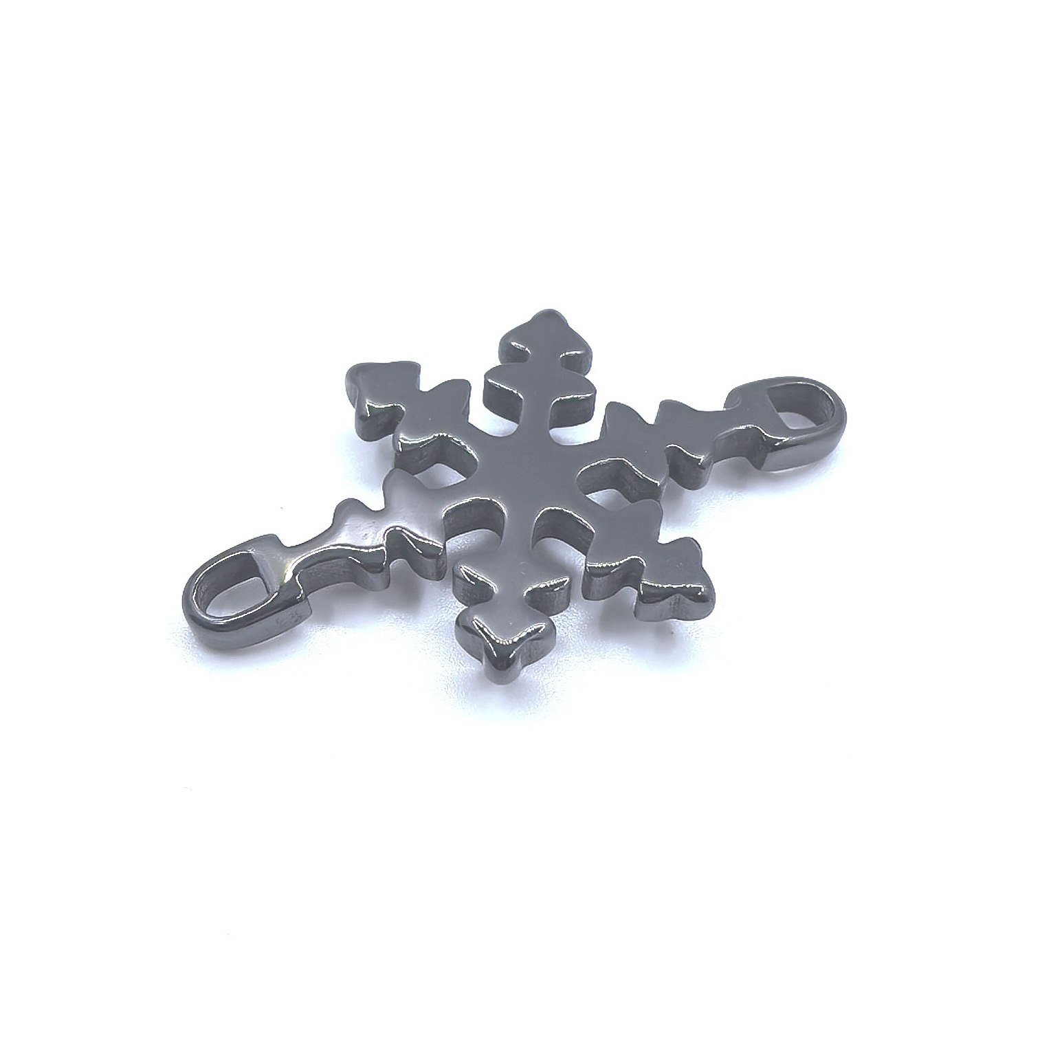 Unique Snowflake Stainless Steel Bracelet For Men Titanium Style_voghion.com