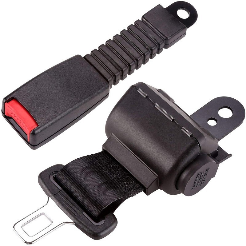 Gaofe Golf Cart Seatbelt Automatic Two-Point Seat Belt Forklift Bus School Bus (Car seat belt) - semi-enclosed-retractor-20cm-semi-enclosed-long-handle-base