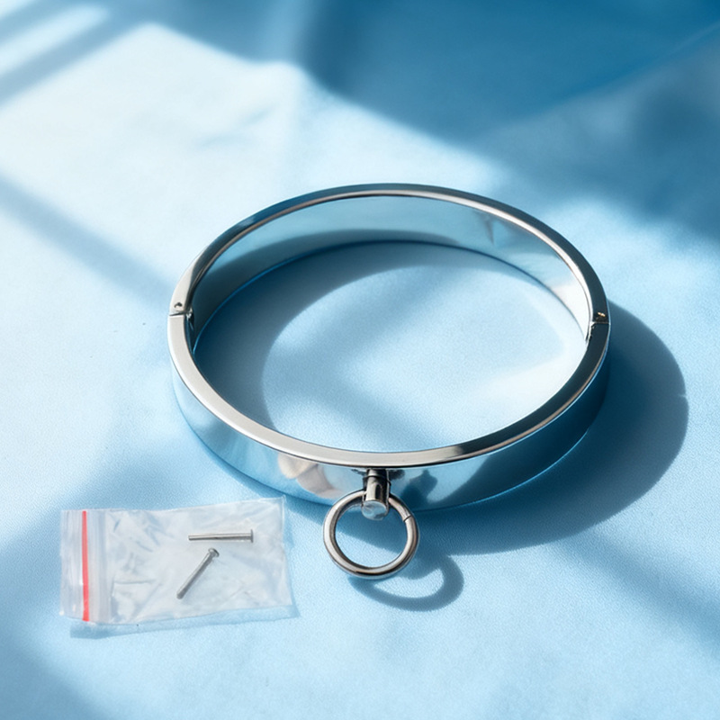 Couple Sex Equipment, Neck Collar, Sex Products, Adult Toys, Sex Toys, Training Metal Round Collar, Alloy Sm Aid