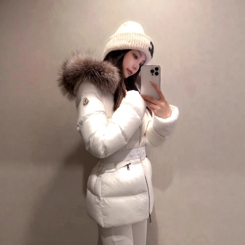High Quality~Mengjia Large Fur Collar down Jacket Slim Waist Mjia 2025 New Slim Fit Versatile Winter Jacket for Women High Quality~Mengjia Large Fur Collar down Jacket Slim Waist Mjia 2025 New Slim Fit Versatile Winter Jacket for Women