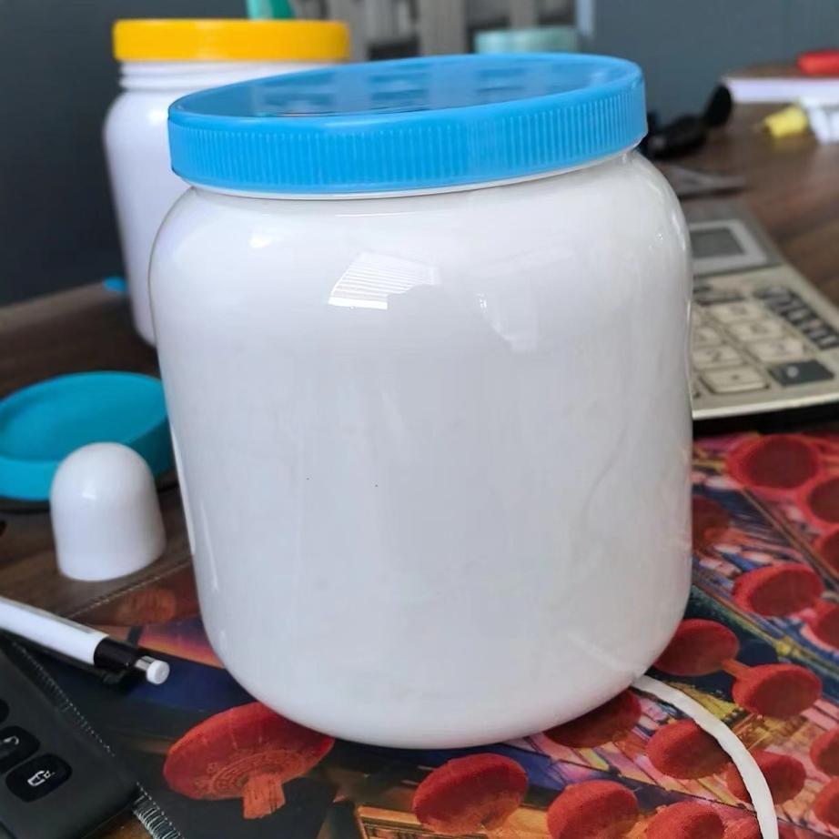 1000g-2200g蛋白粉粉剂塑料桶子HDPE广口奶粉塑料罐子500ml蓝胖子