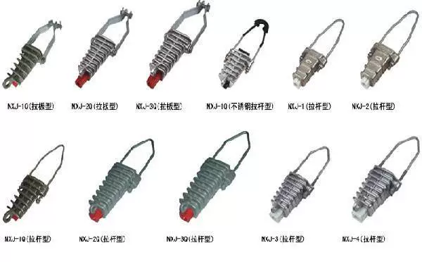 Изоляционный проволопрочный зажим NXJ-1-2-3-4 1KV 10KV35 до 300 квадратных JNE тянуть провод стойкость к золоту X20